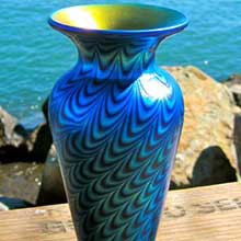 Blue glass